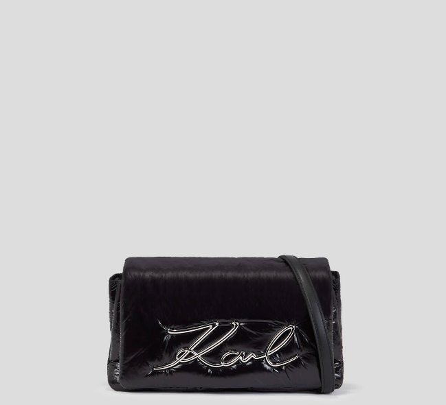 Bolso Karl Lagerfeld signature nylon blk